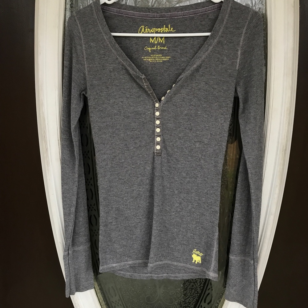 Aeropostale Women’s Grey Thermal Shirt